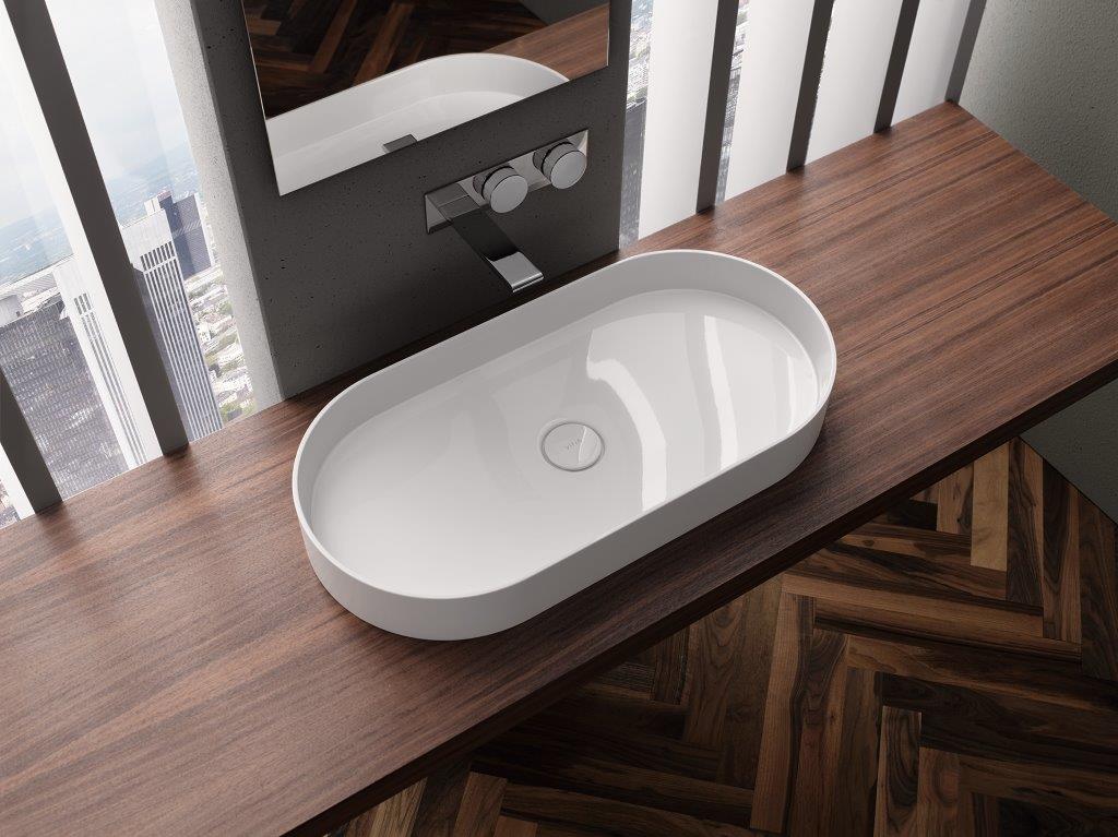 Memoria Oval Washbasin Close Up